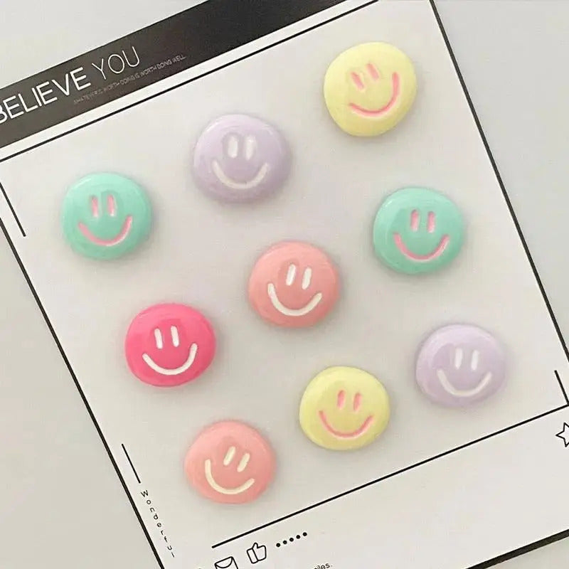 Smiley Face Round Fridge Magnets