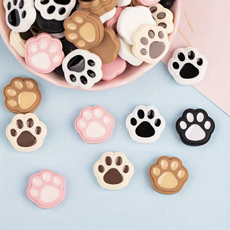 Paw Print Mini Fridge Magnets