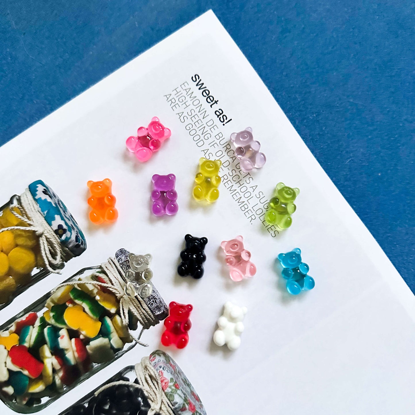 Gummy Bear Mini Fridge Magnets